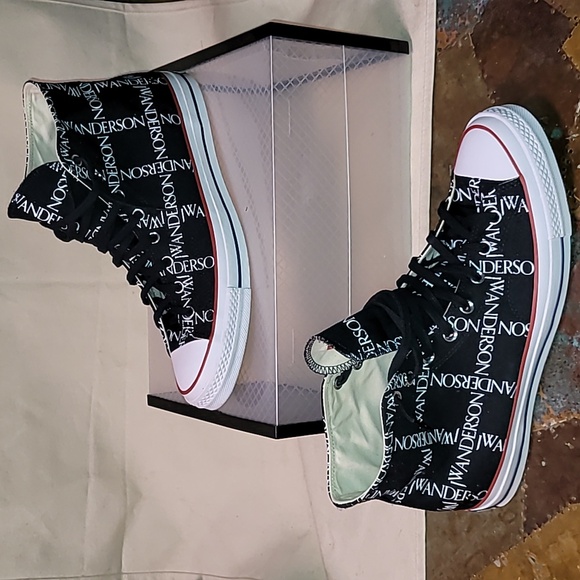 Converse All-Star. Chuck Taylor. JW Anderson Colab Black. Worn once. Men's 13 - Picture 2 of 16